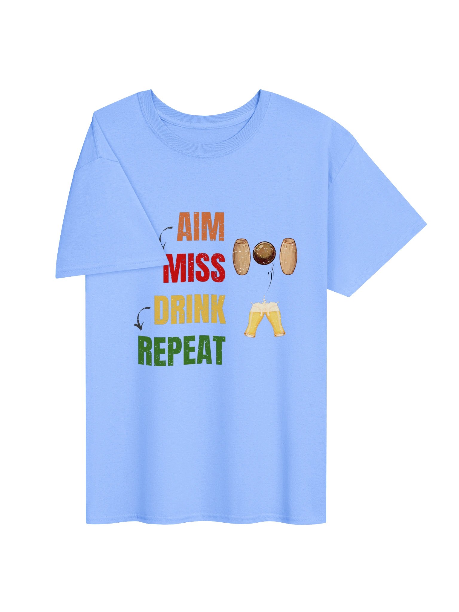 Aim > Miss > Drink > Repeat Tee product image (93)
