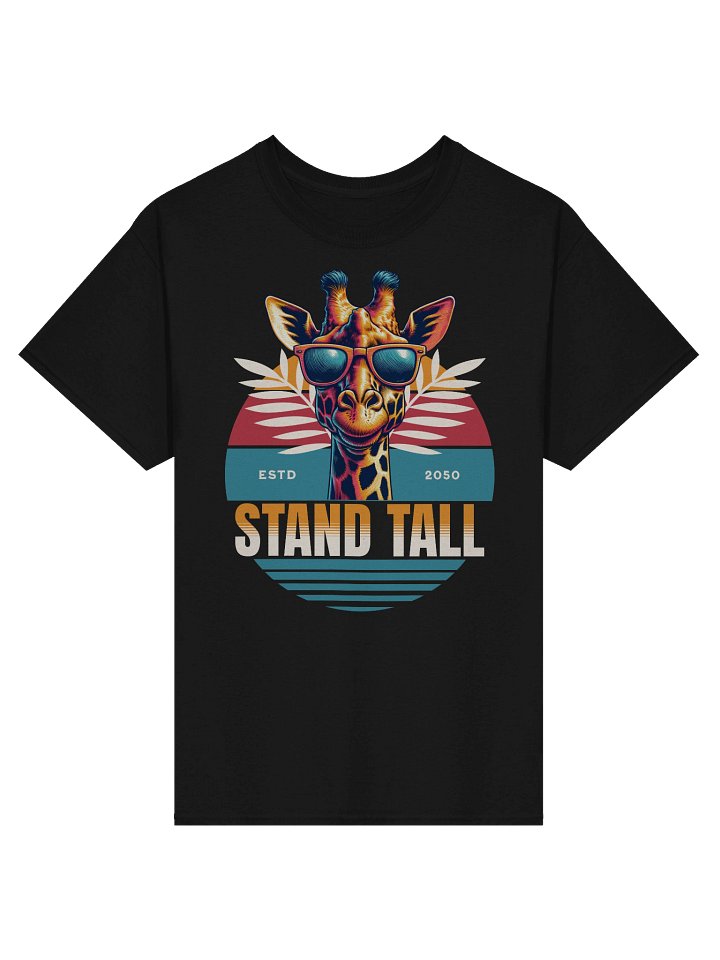Y2K Inspired Stand Tall Giraffe T-Shirt for Summer Wear product image (1)