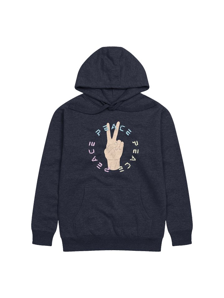 Peace Wave Peace Hand Hoody (Caucasian) product image (1)