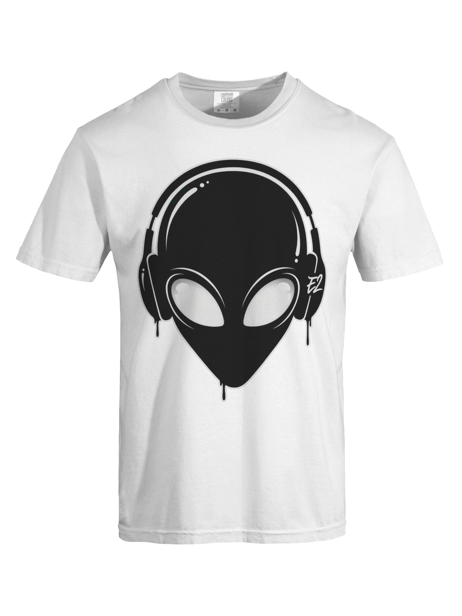 E2 Alien Headphones Graphic Tee product image (56)