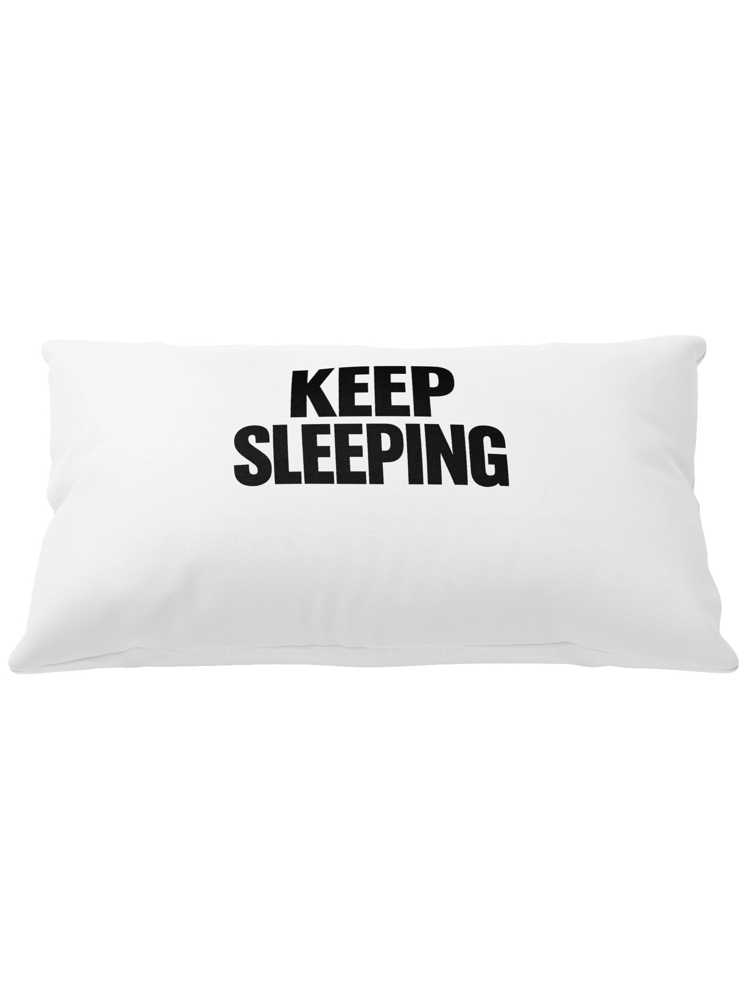 Keep Sleeping Minimalist Throw Pillow product image (2)