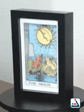 The Moon – 3D Tarot Shadow Box Art product image (2)