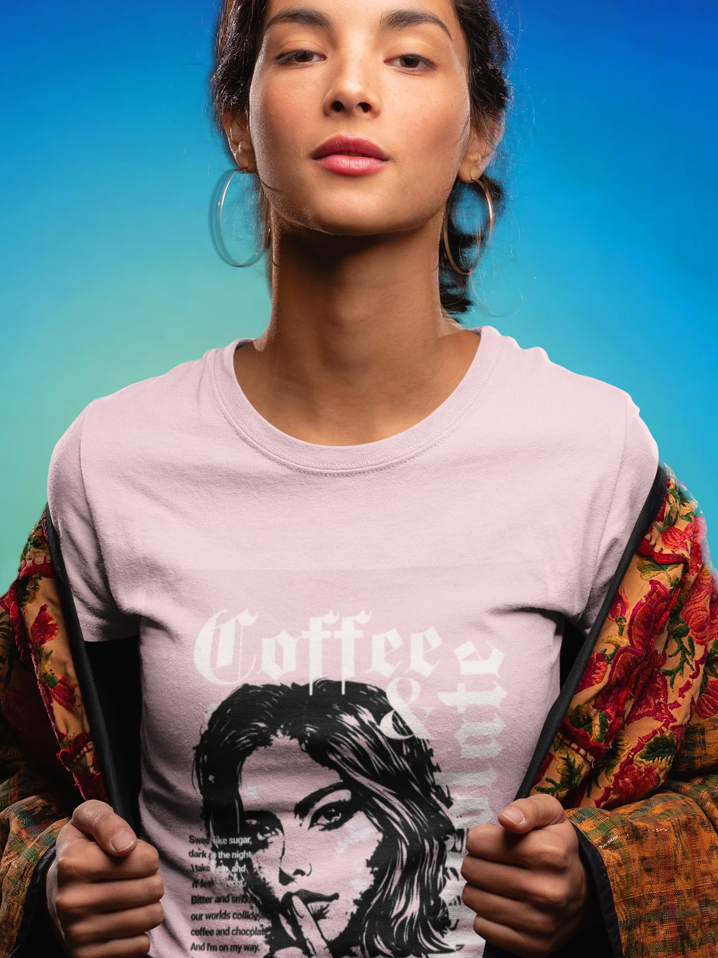 Coffee & Chocolate Streetwear Graphic Tee product image (10)