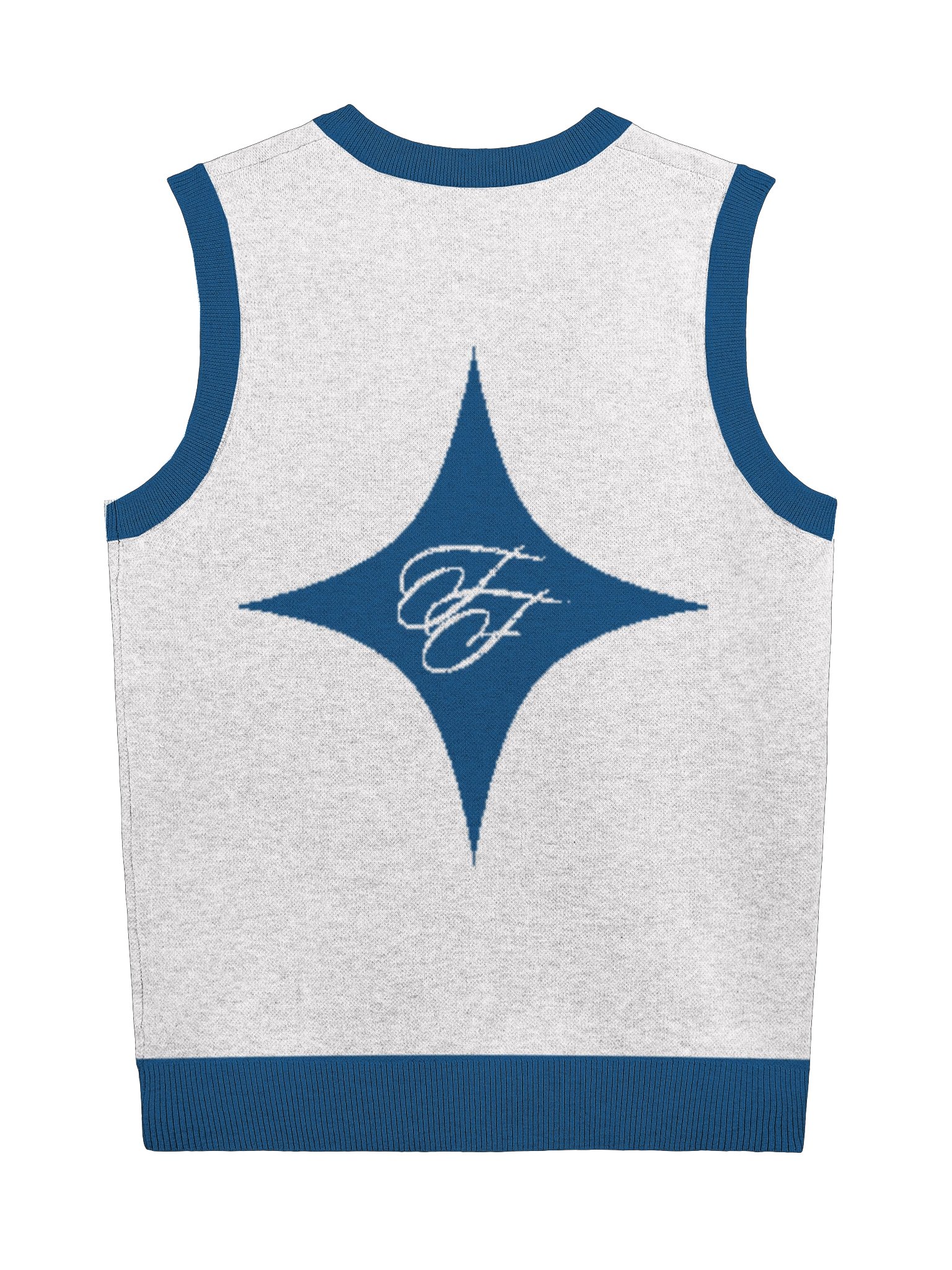 F&F Script Rivalry Knitted V-Neck Vest product image (6)