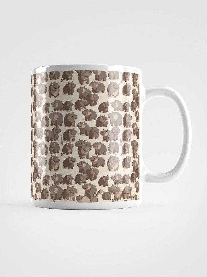 Happy Hippo Pattern Mug product image (2)