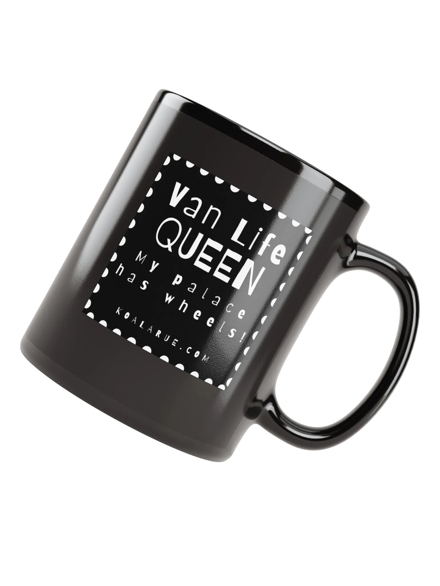 VAN LIFE QUEEN • BLACK MUG product image (7)