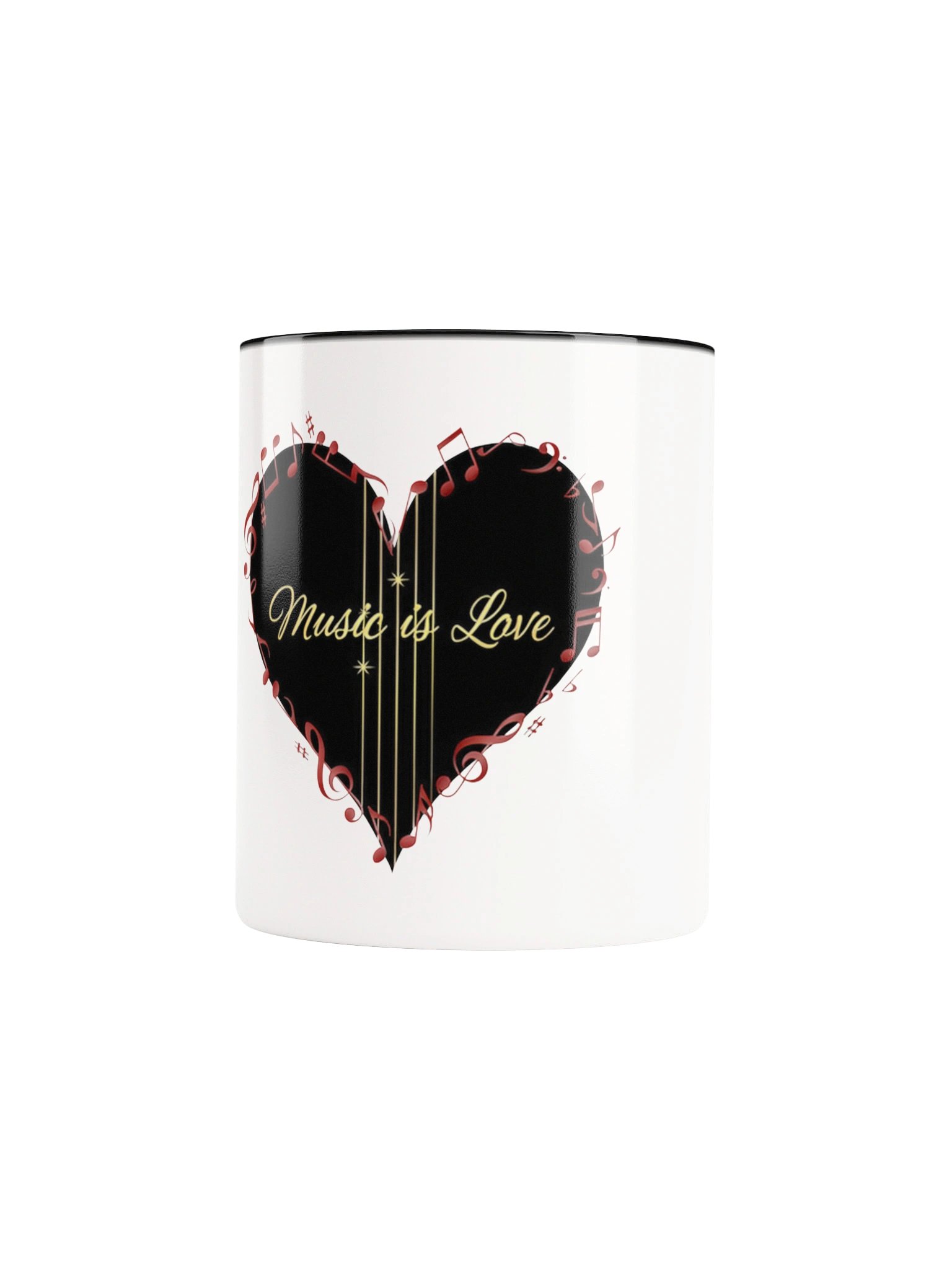 Music Is Love Heart Mug product image (6)