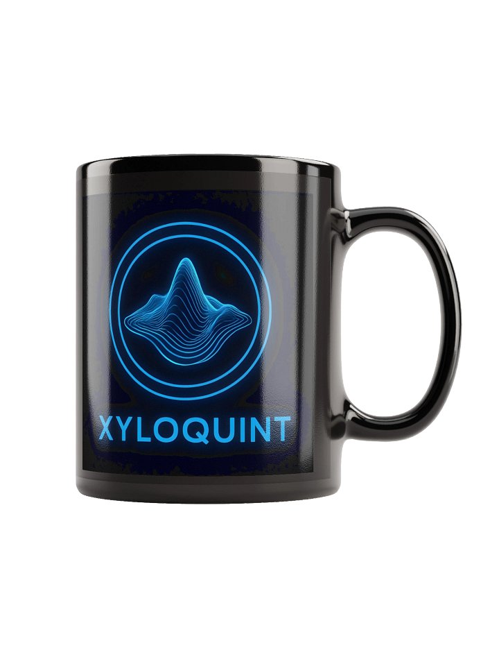 Neon Blue Xyloquint Mug Left Handed product image (1)