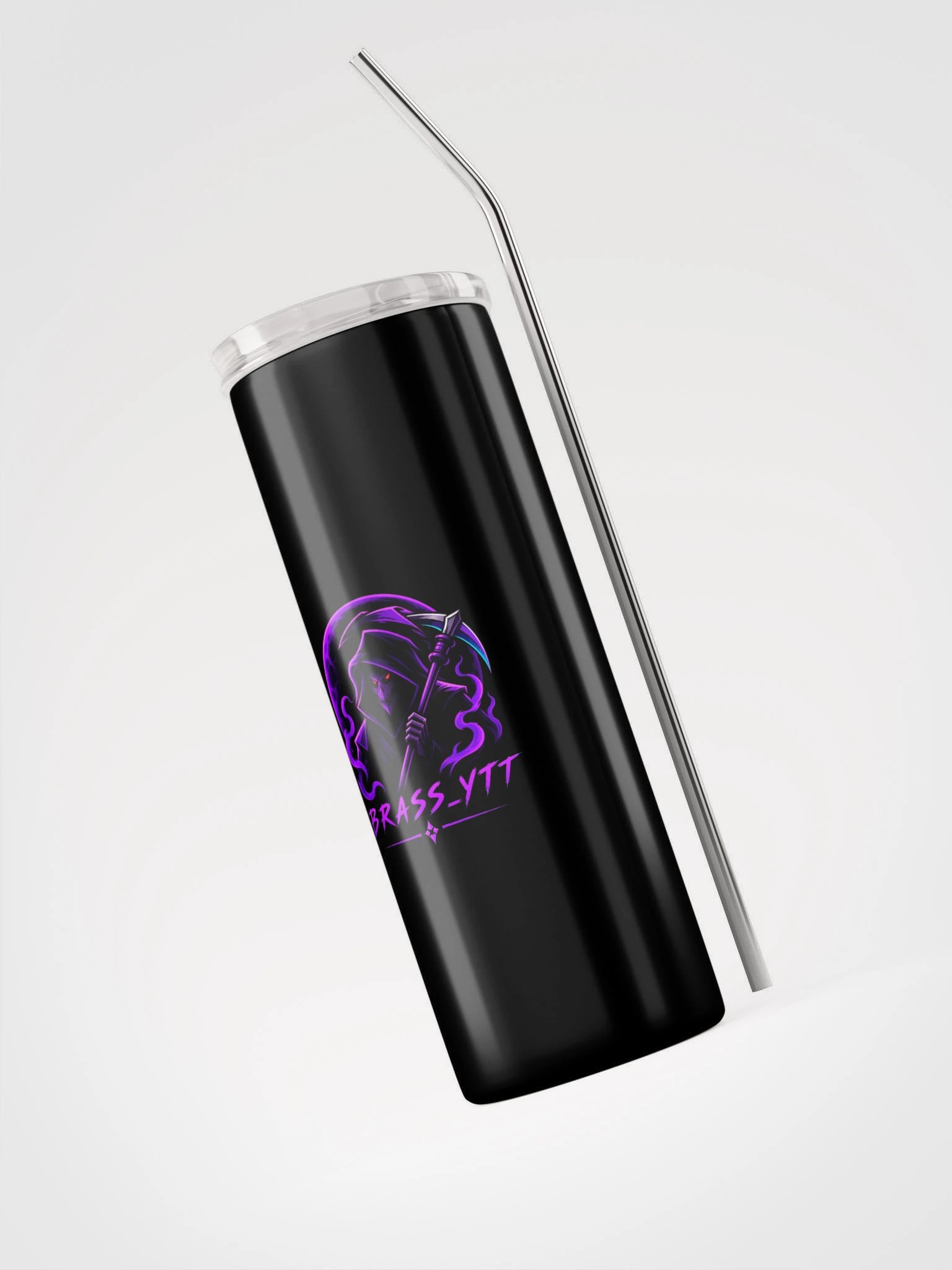 BRASS_YTT Stainless Steel Tumbler with Straw | Motiv 2 product image (5)