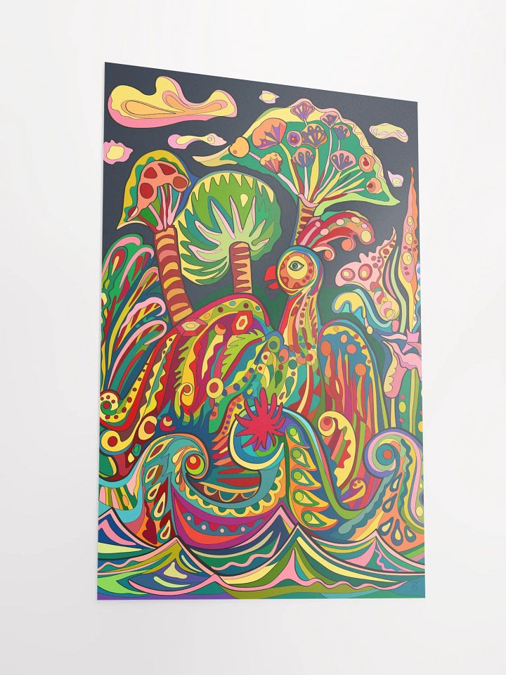 Vibrant Matte Paper Poster - Loro Park Bird product image (2)