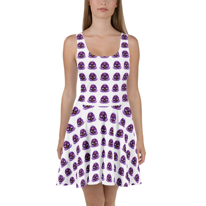 Chic Creature Grid Skater Dress product image (2)