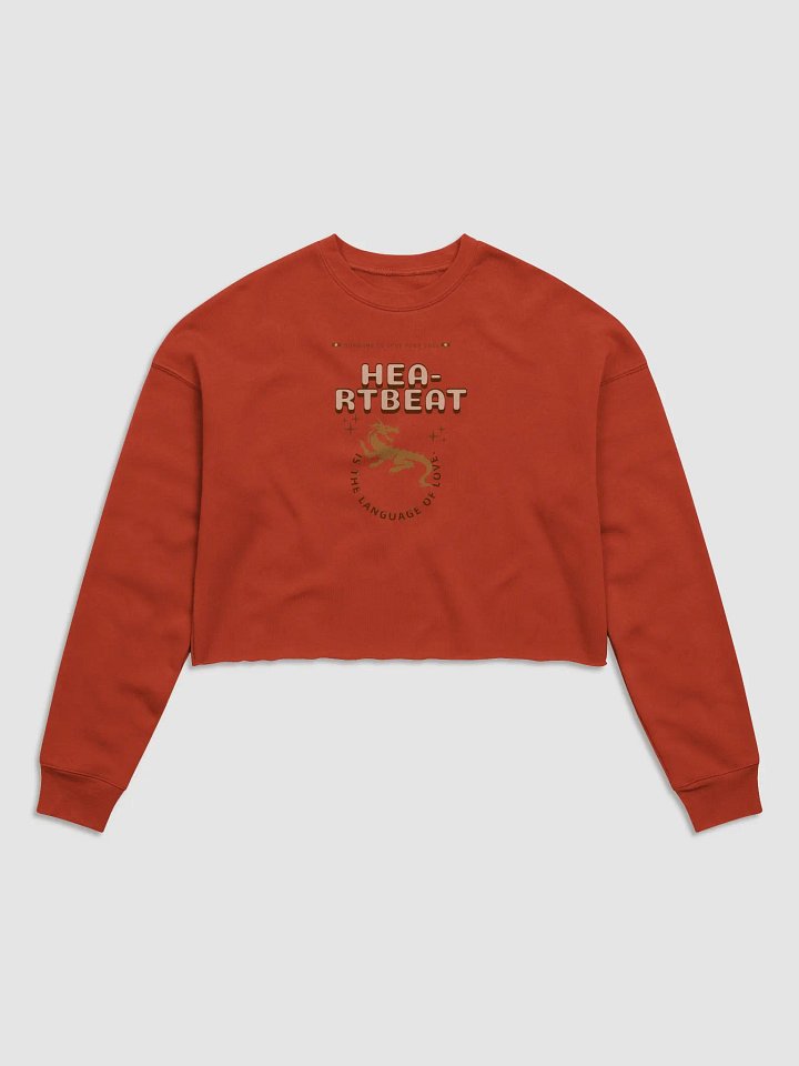 Equestrian Heartbeat Crop Sweatshirt product image (1)