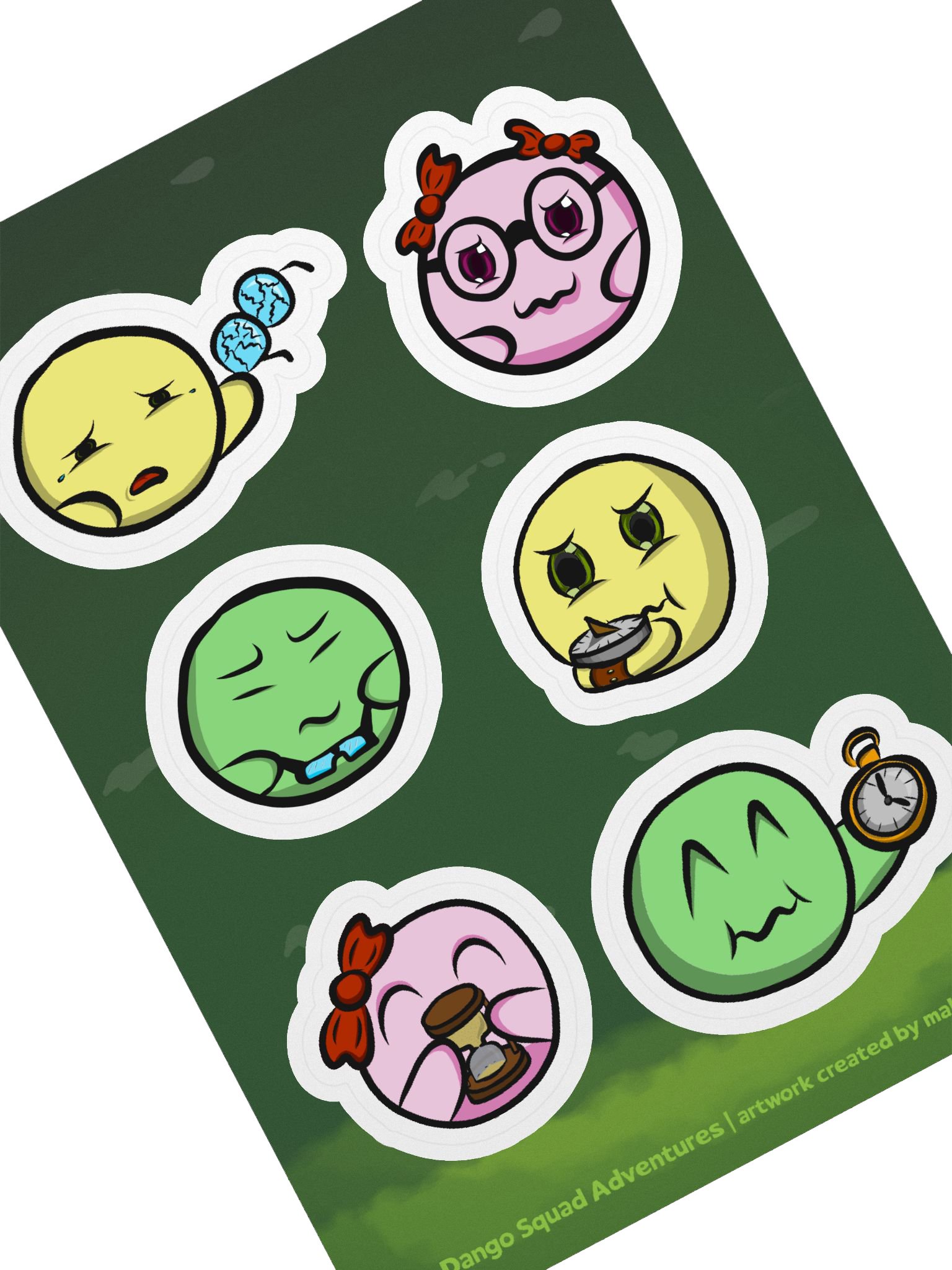 Dango Blind & Time Set - Kiss Cut Sticker Sheet product image (2)