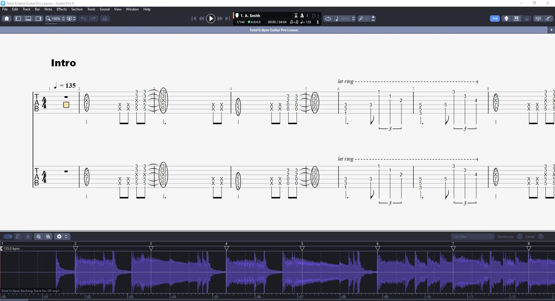Total Eclipse | PDF Tab + Guitar Pro | Iron Maiden product image (3)