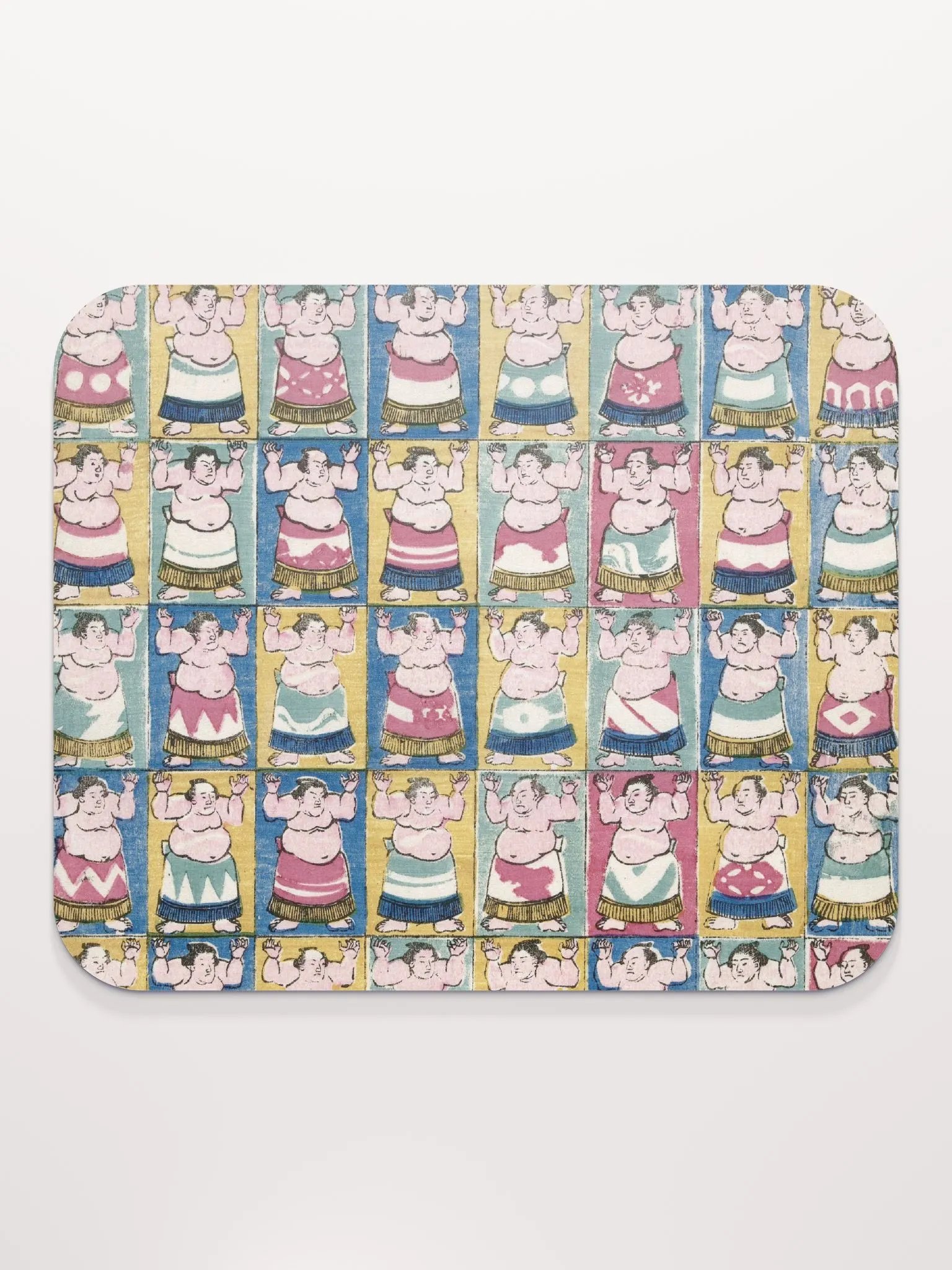 Sumo Wrestlers Mouse Pad product image (2)