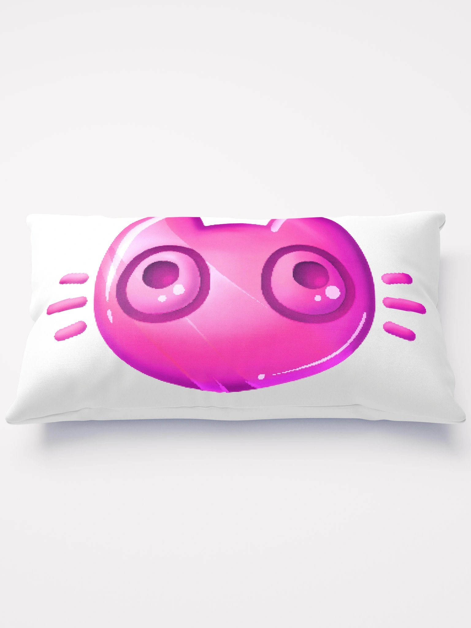 Long Cushion - Pink Cat Face product image (2)
