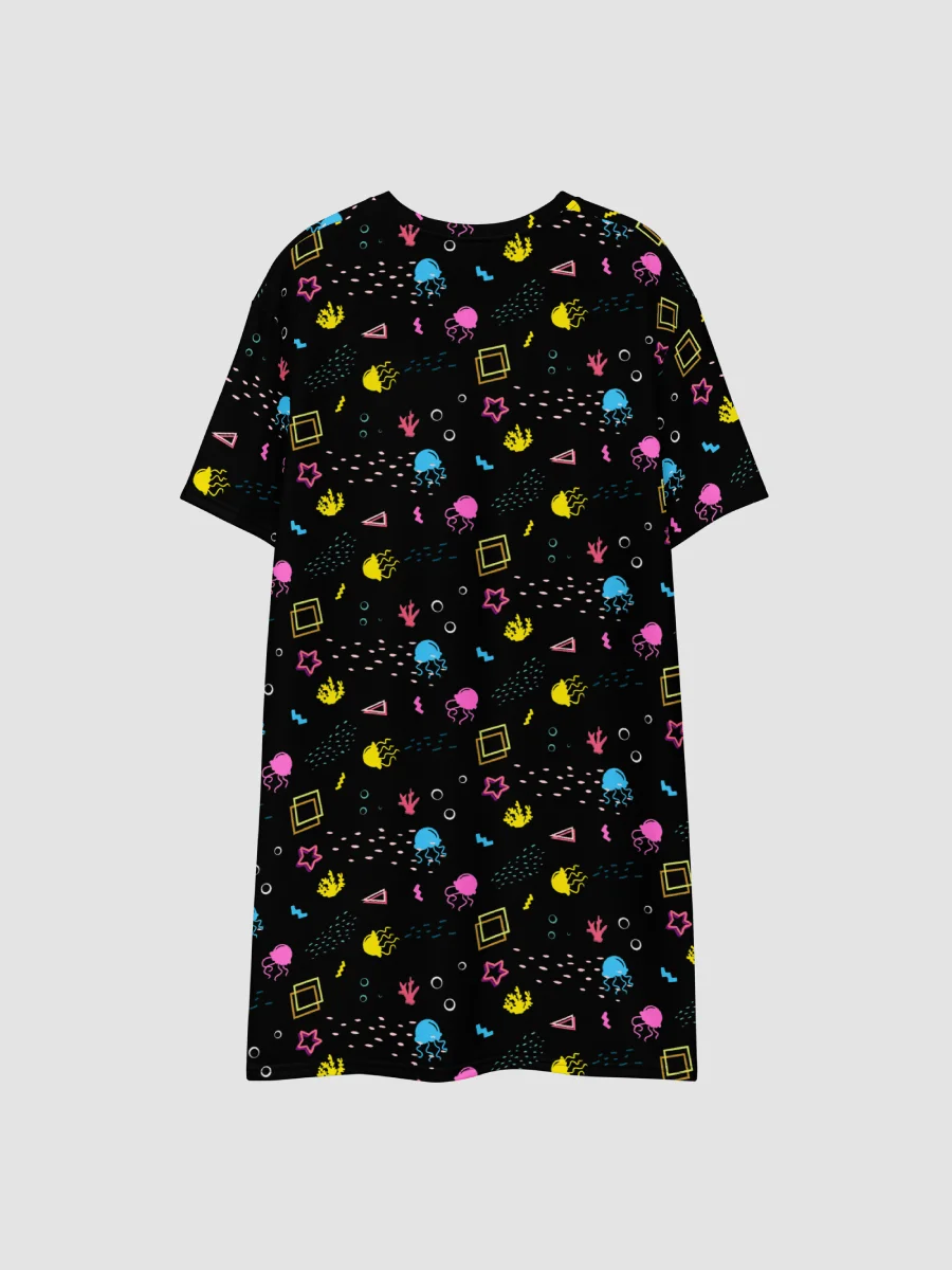 Shifty Seas dark pattern t-shirt dress product image (5)