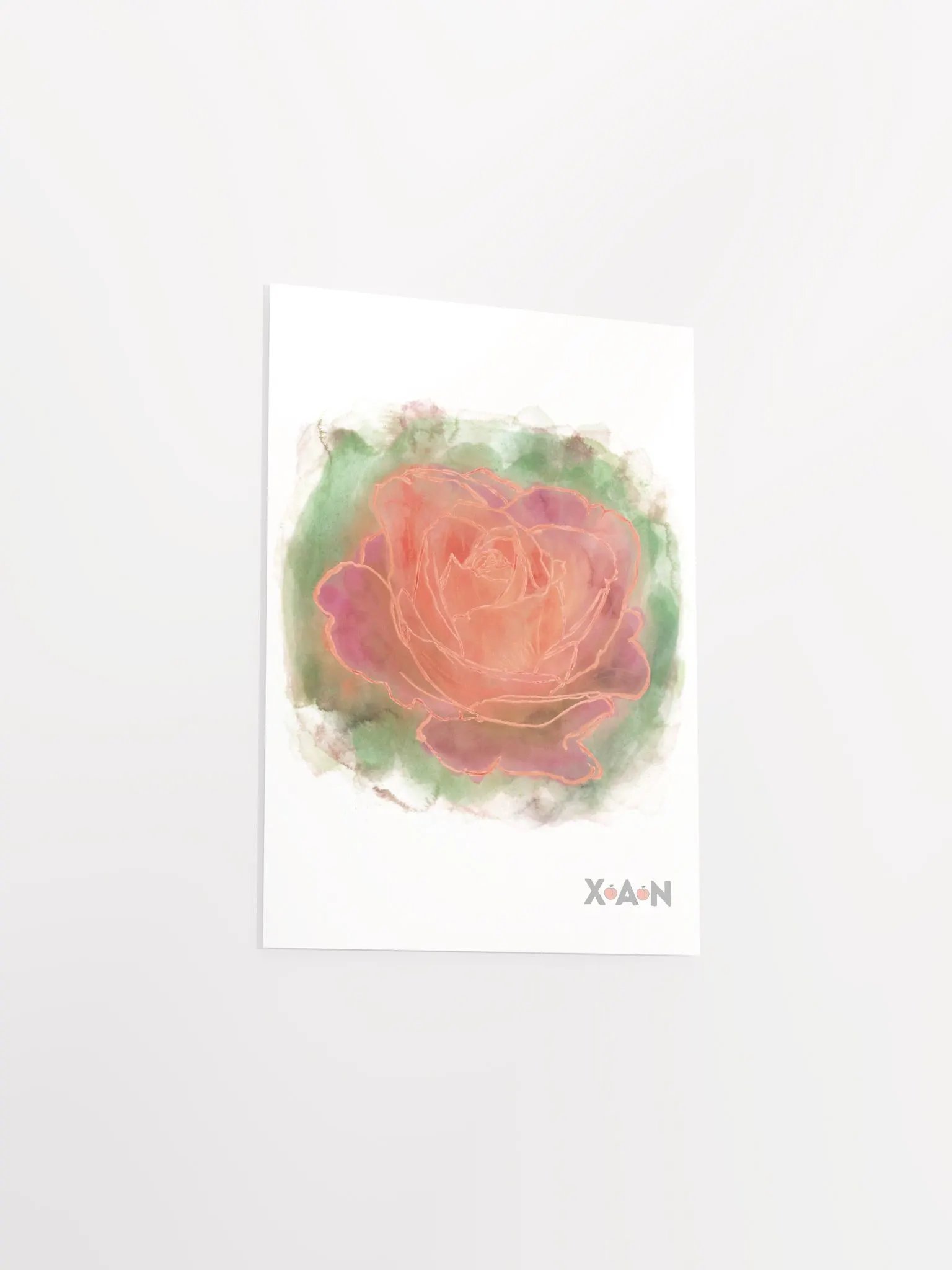 Rose Watercolour (print.) product image (2)