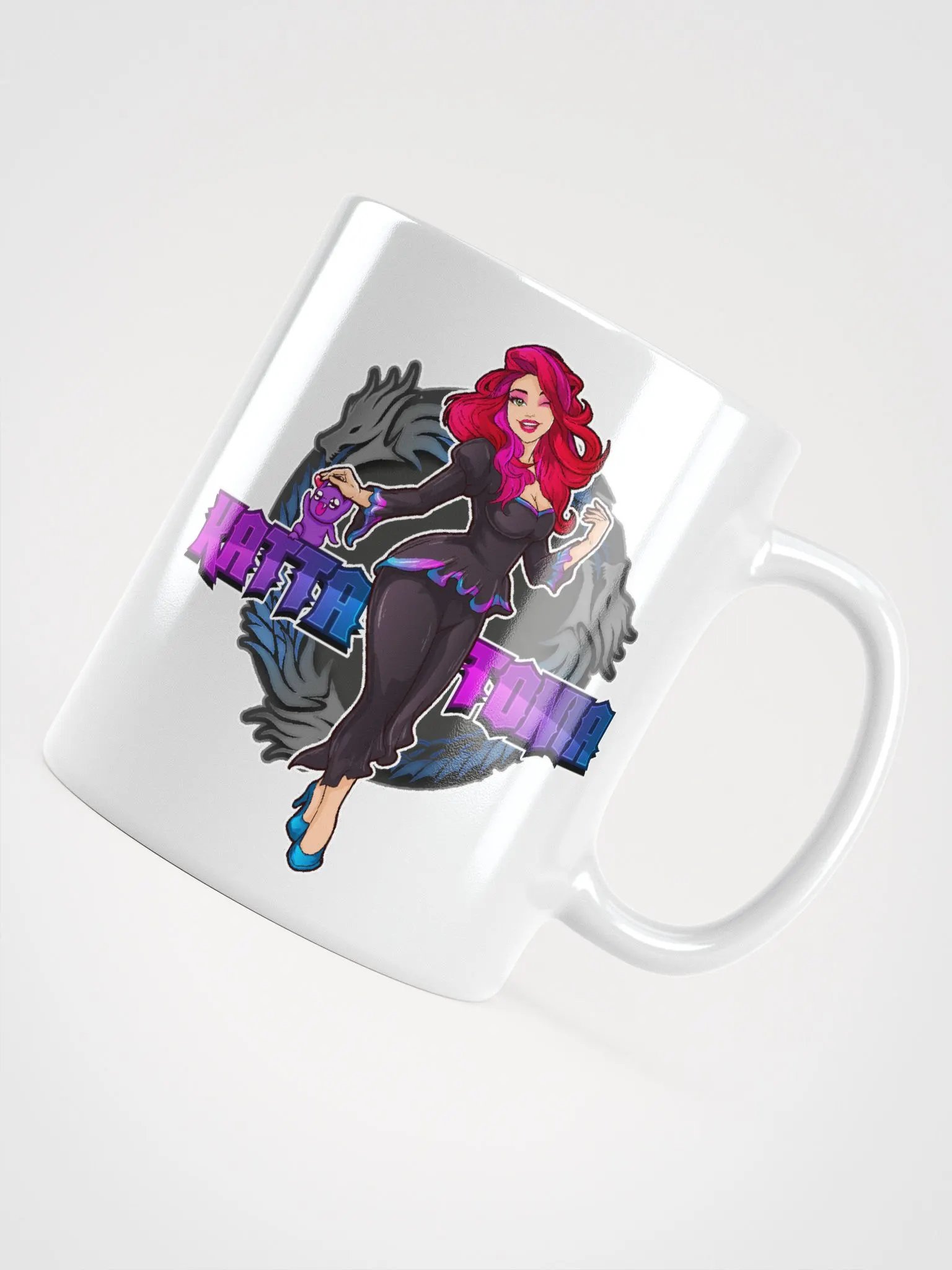 White Kattatonia Mug - Logo 1 product image (4)