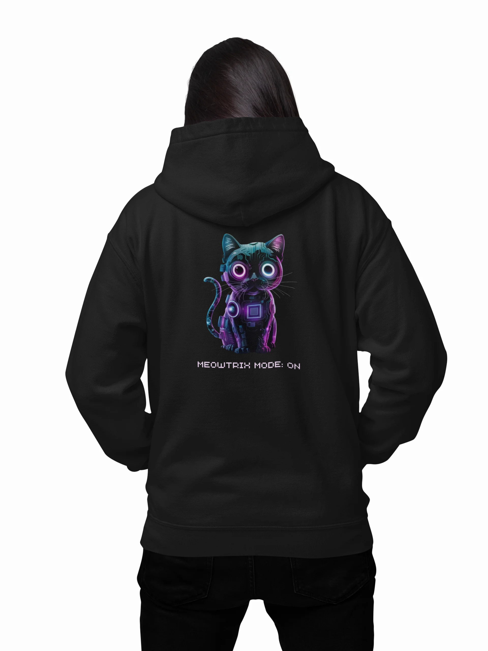 Meowtrix Mode: ON Hoodie product image (7)