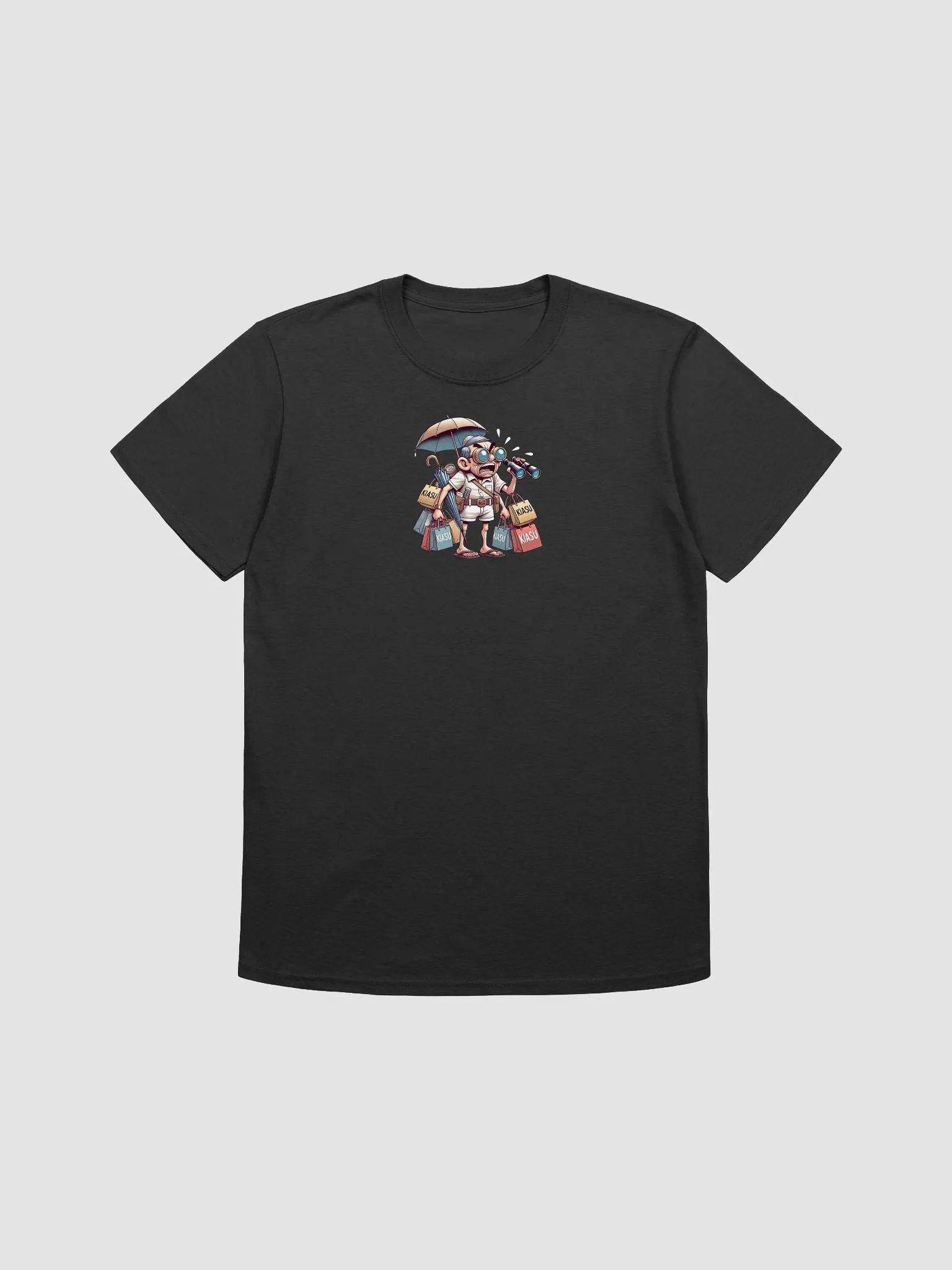 Kiasu Distressed Cartoon T-Shirt product image (1)