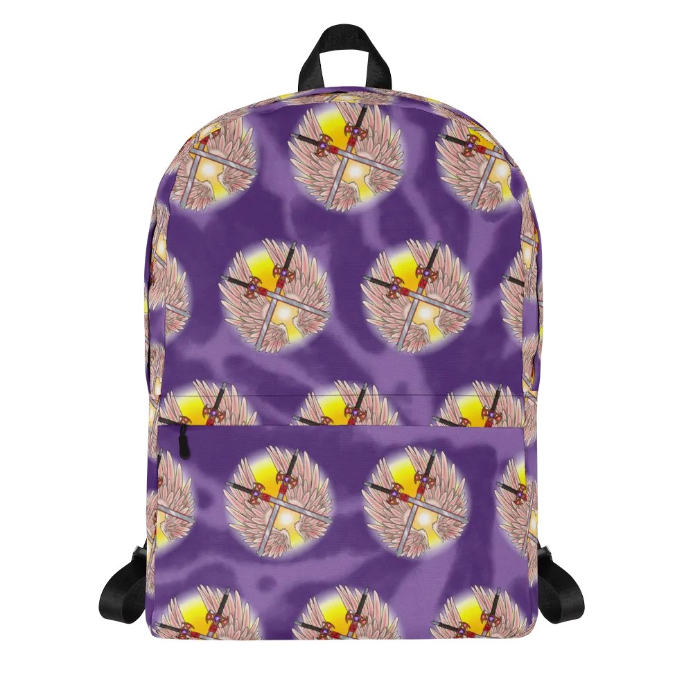 DreamWarrior Logo Pattern Backpack product image (1)