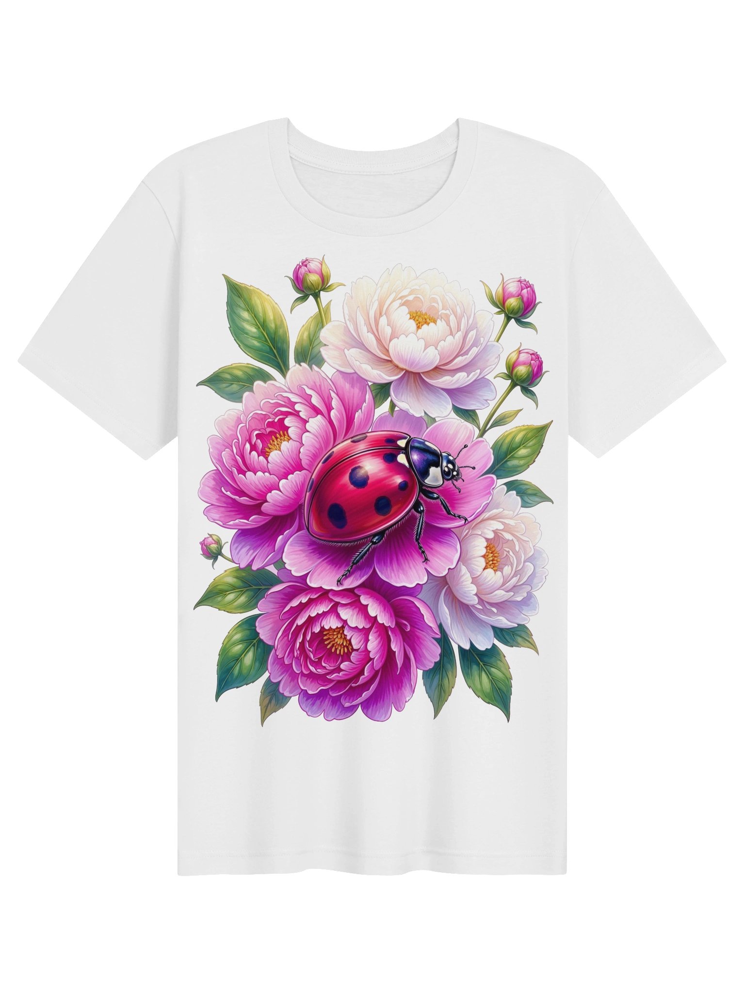 Ladybug and Peony Bloom Tee product image (1)