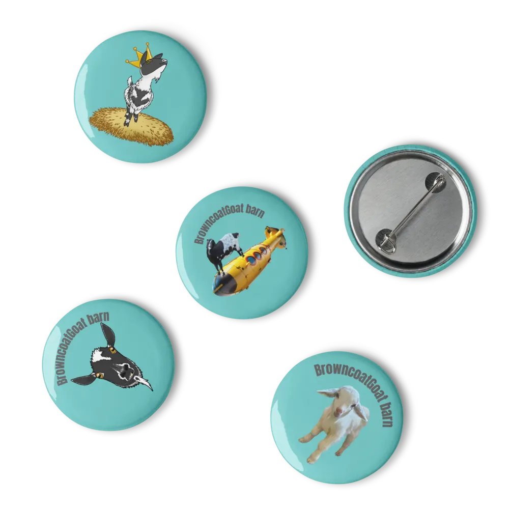 Goats Pin Button Set product image (8)