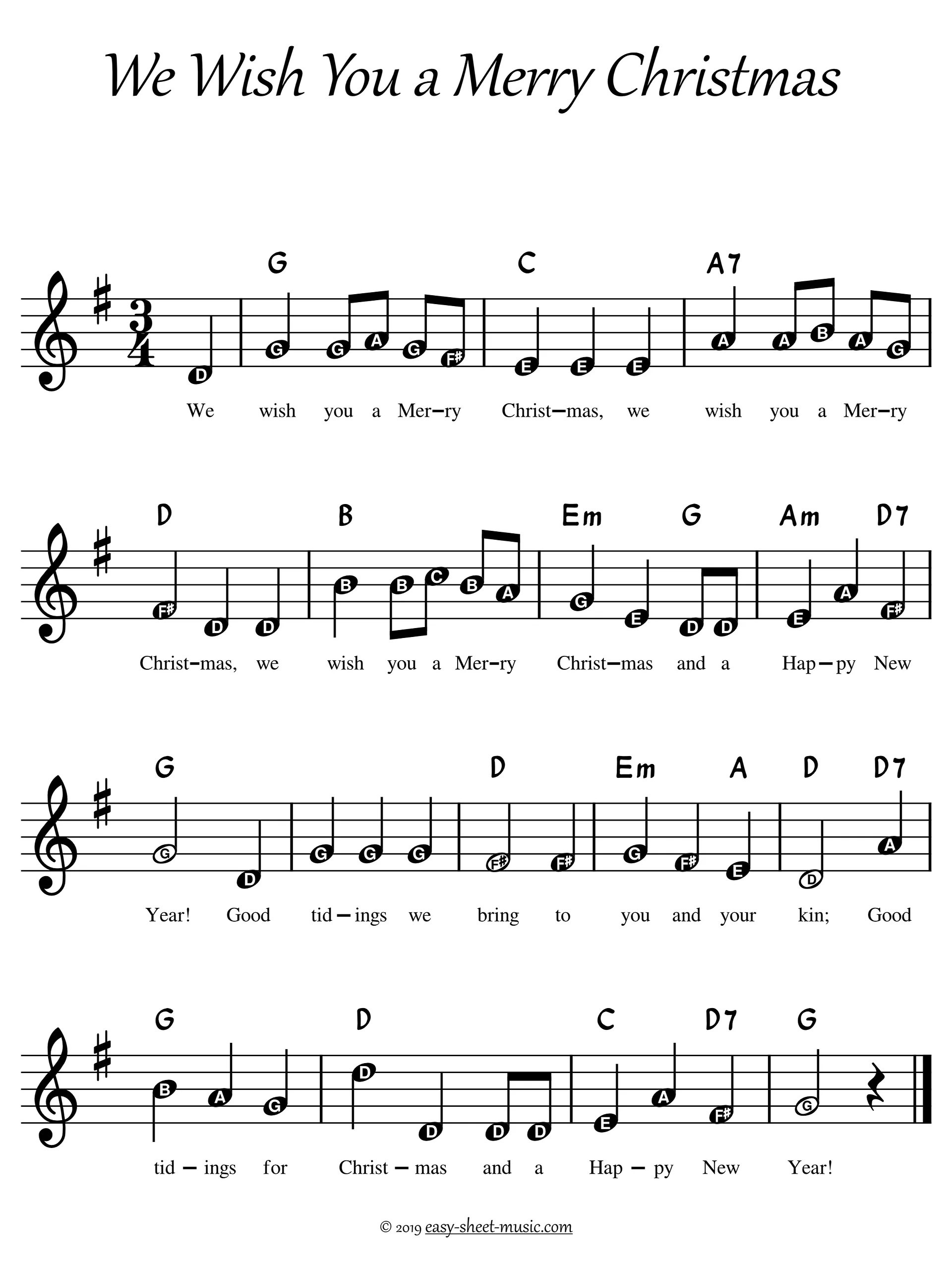 Easy Recorder Songs - 40 Christmas Carols for Beginners product image (2)