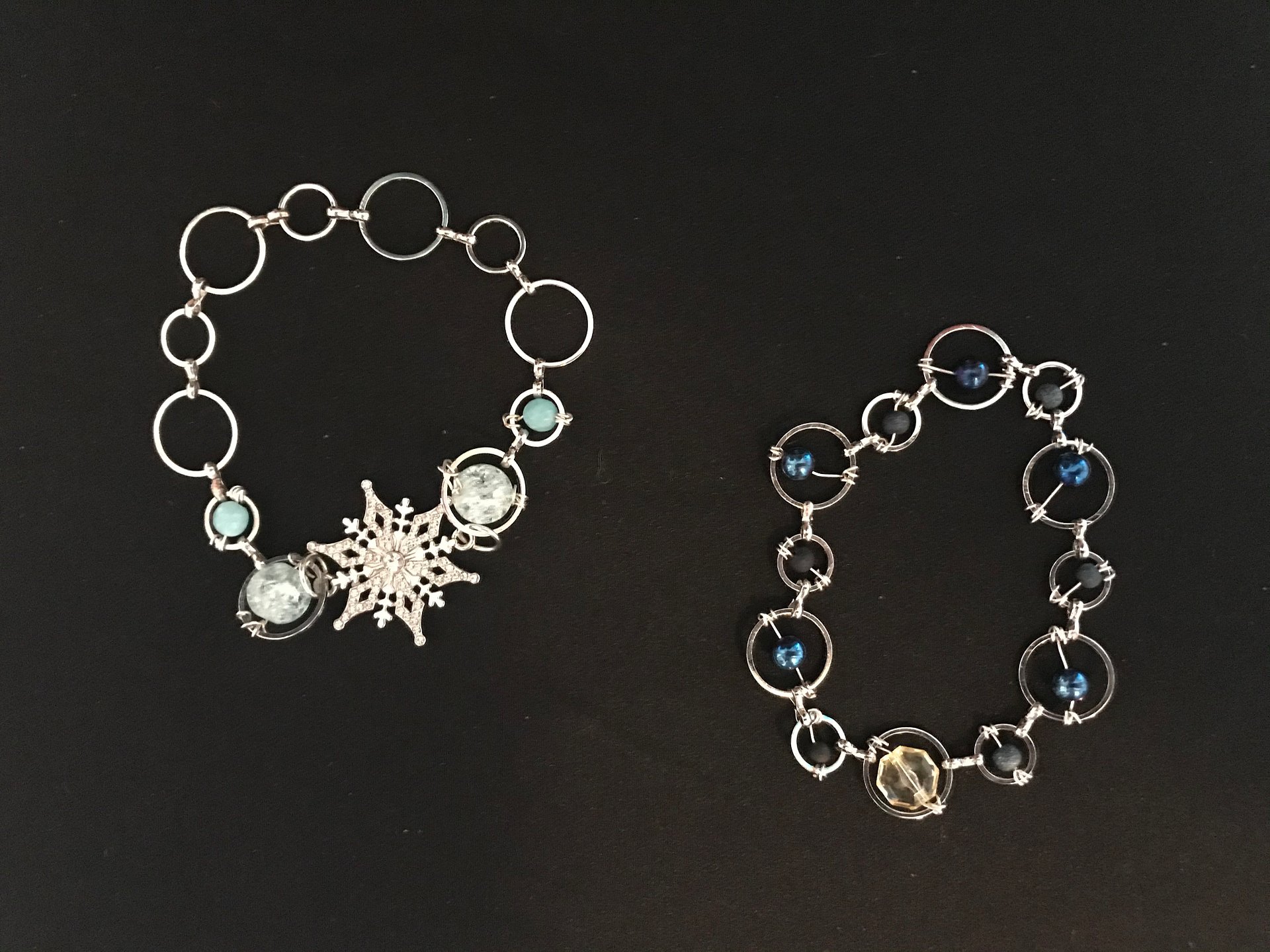 Snowy and Midnight Bracelets product image (1)