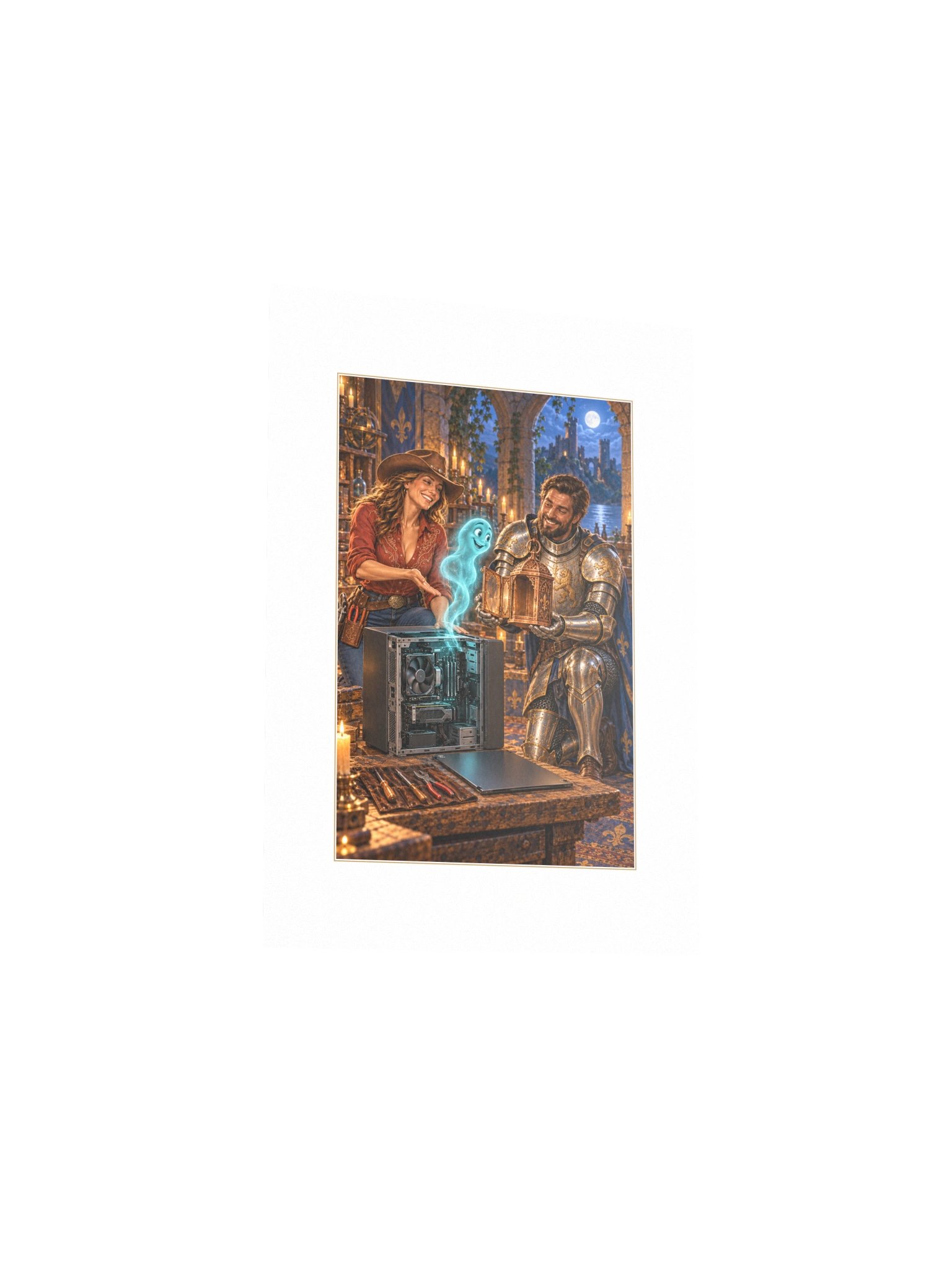 Ghost in the Machine Small Art Print product image (3)