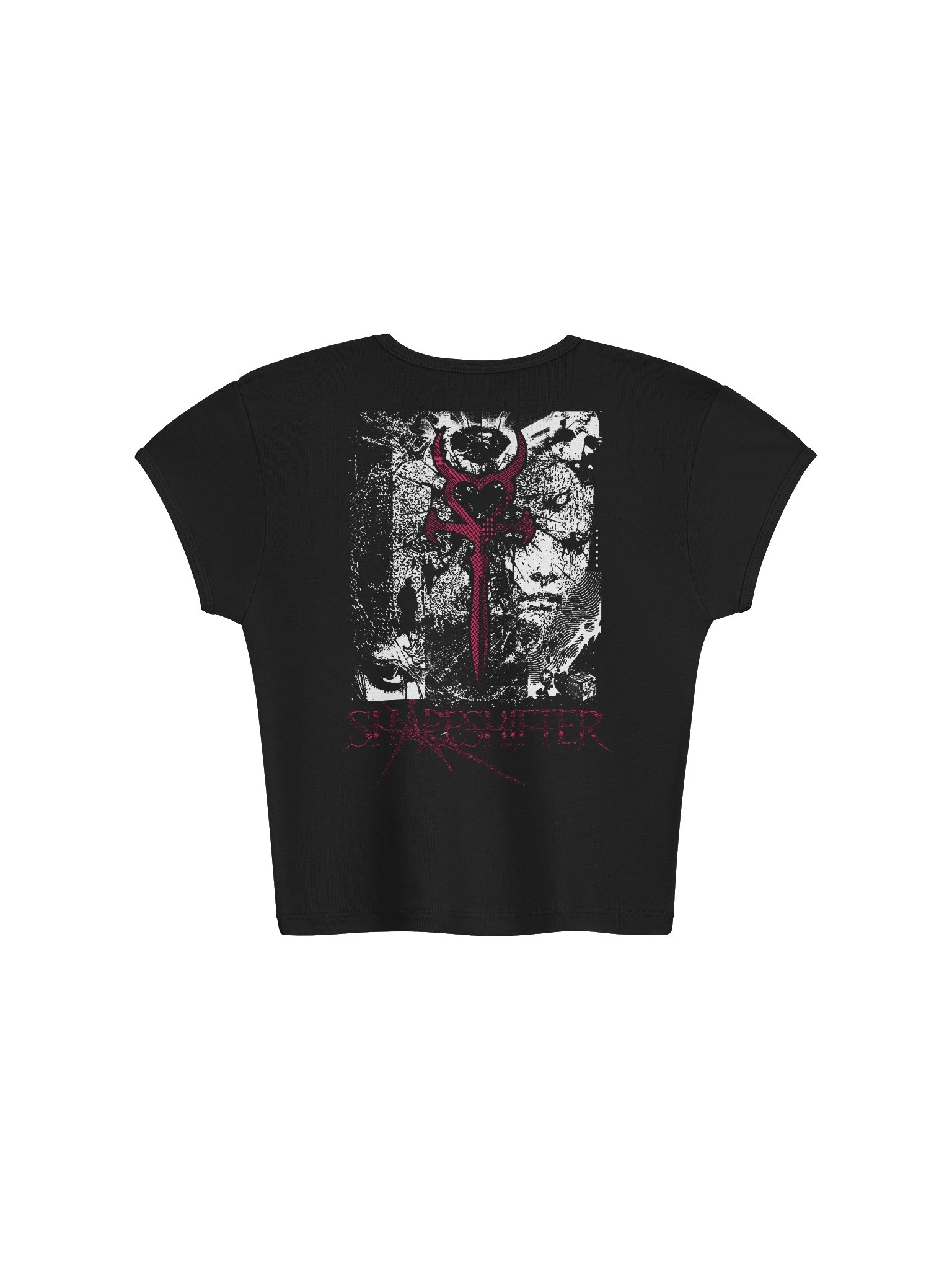 Shapeshifter Womens Baby Tee Crop Top product image (2)