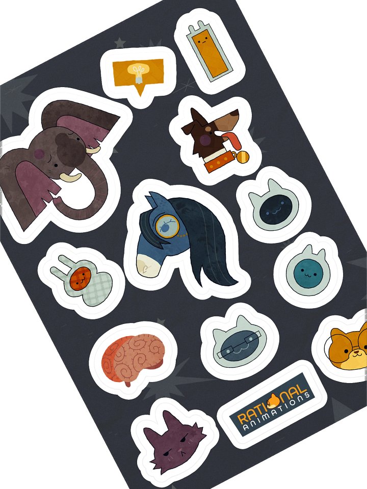 AI & Animal Minds Sticker Sheet product image (2)