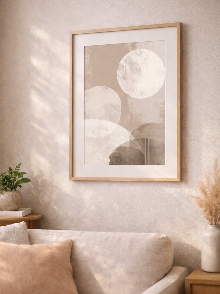 Affiches Abstraites Modernes Beige & Terracotta Pack 2 – Lot de 3 Posters Minimalistes Boho – Décoration Murale Salon Chambre – Fichiers Numériques A4 product image (1)