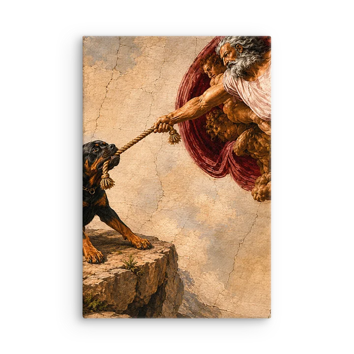 Rottweiler Tug of War - Canvas product image (6)