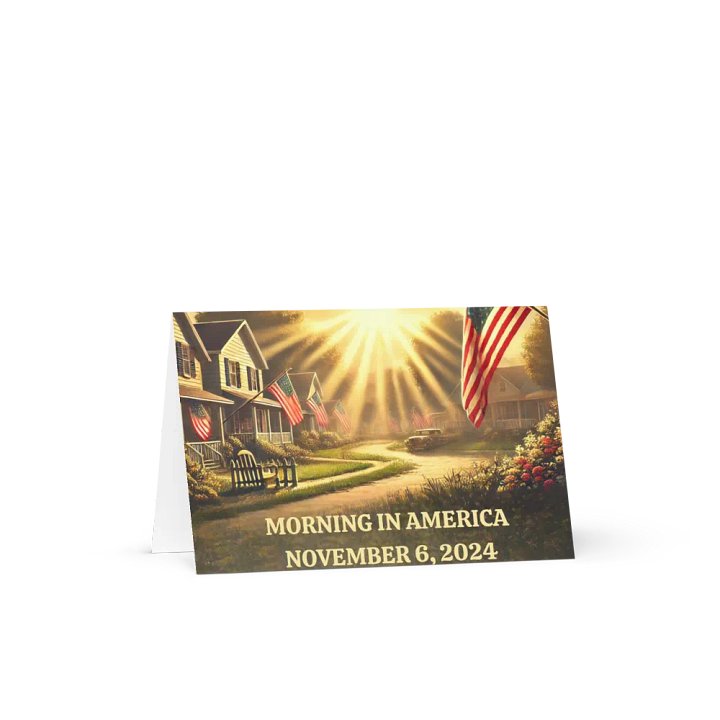 Morning In America Writing Card - Limited Edition product image (1)