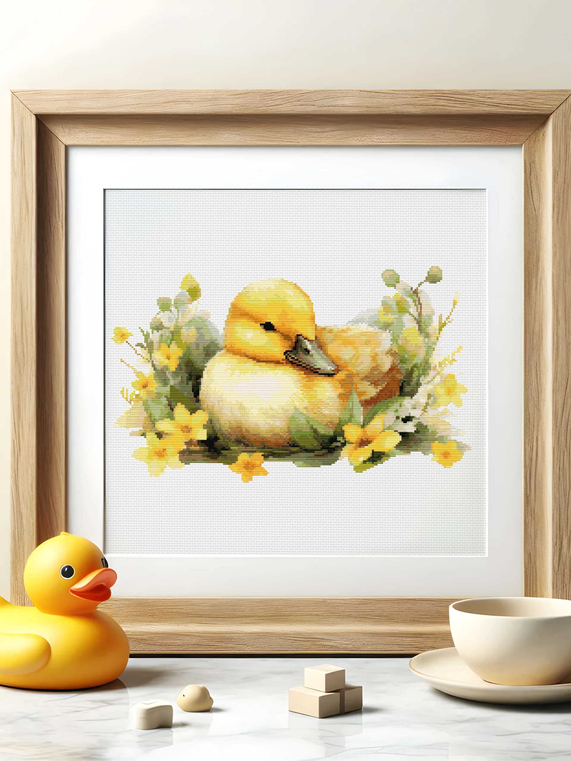 Sunny Duck Cross Stitch Pattern product image (6)