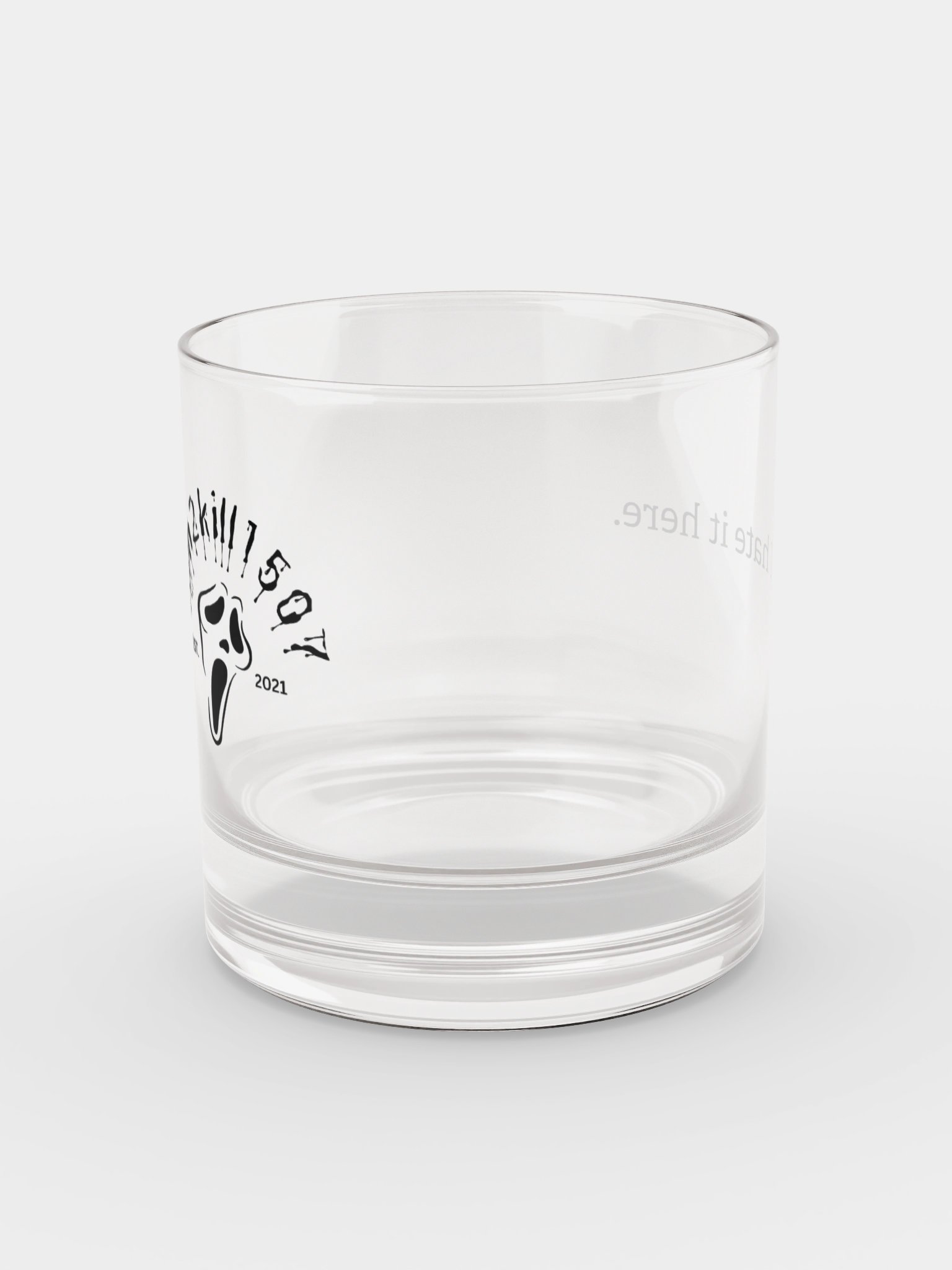 I hate it here whiskey glass product image (6)