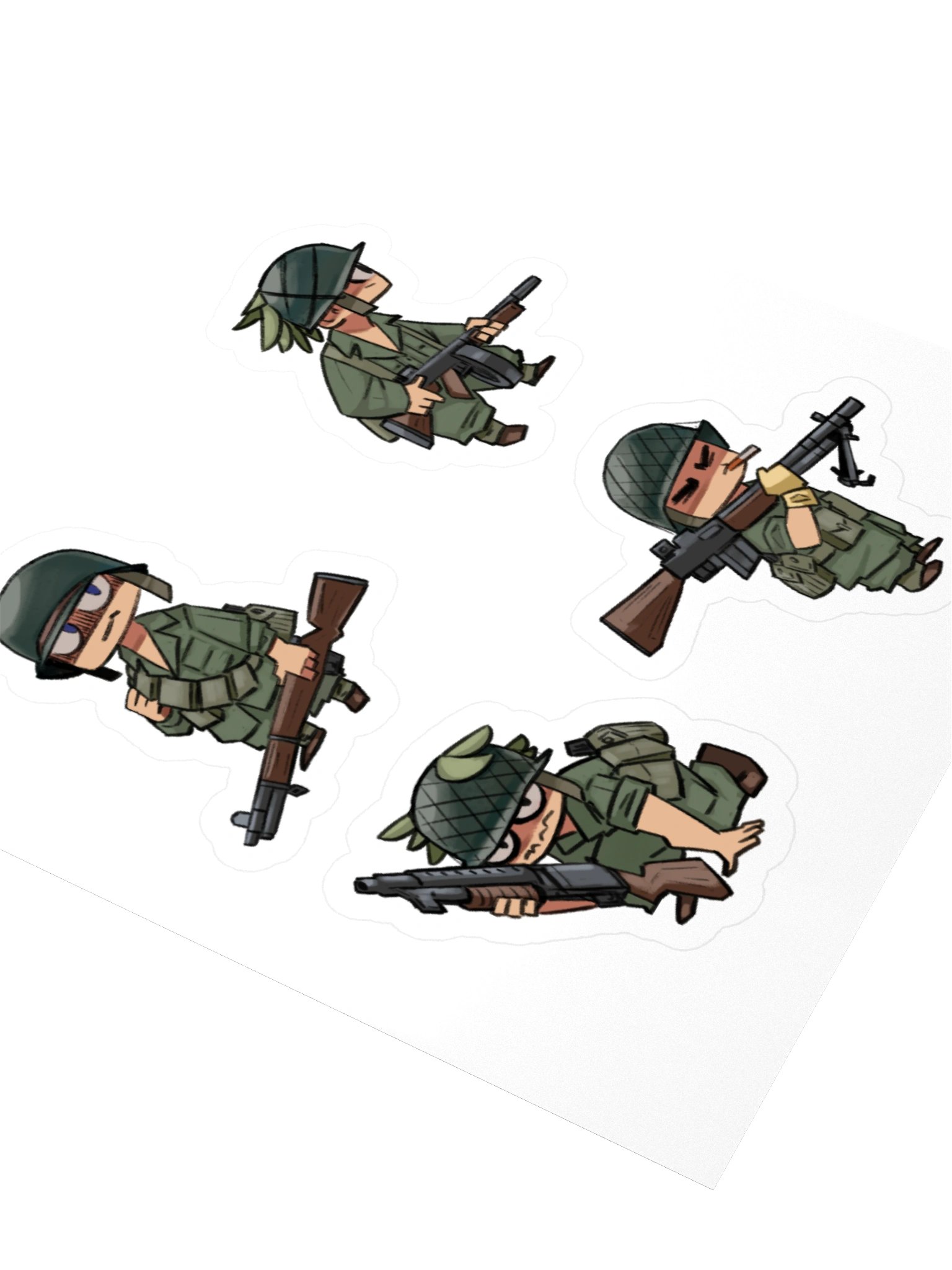 US Army Chibi Stickers product image (3)
