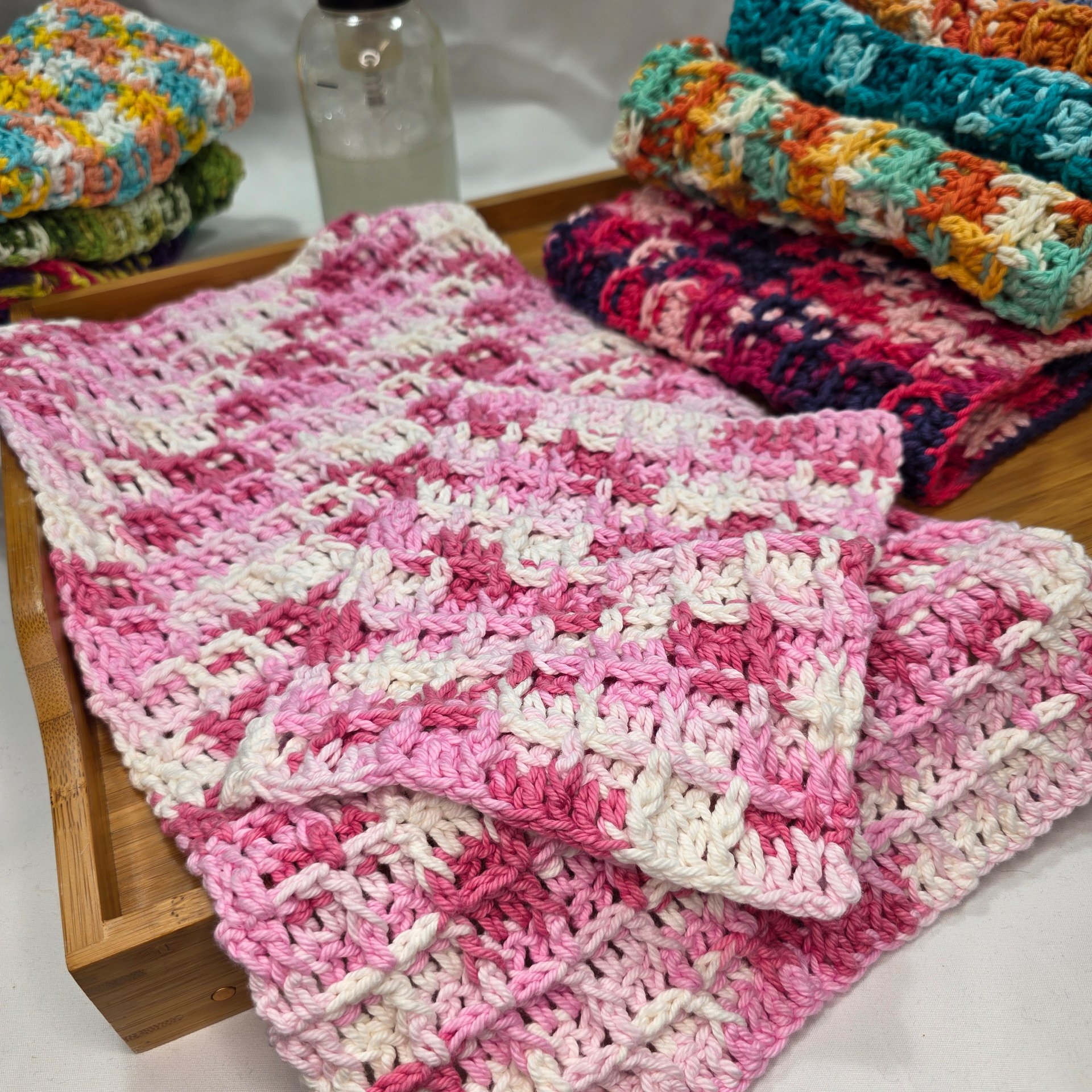Crochet Cotton Dish Towel Set: Limited Edition Spring Kitchen Decor product image (7)