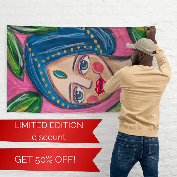 "Amelia" Large Flag product image (1)