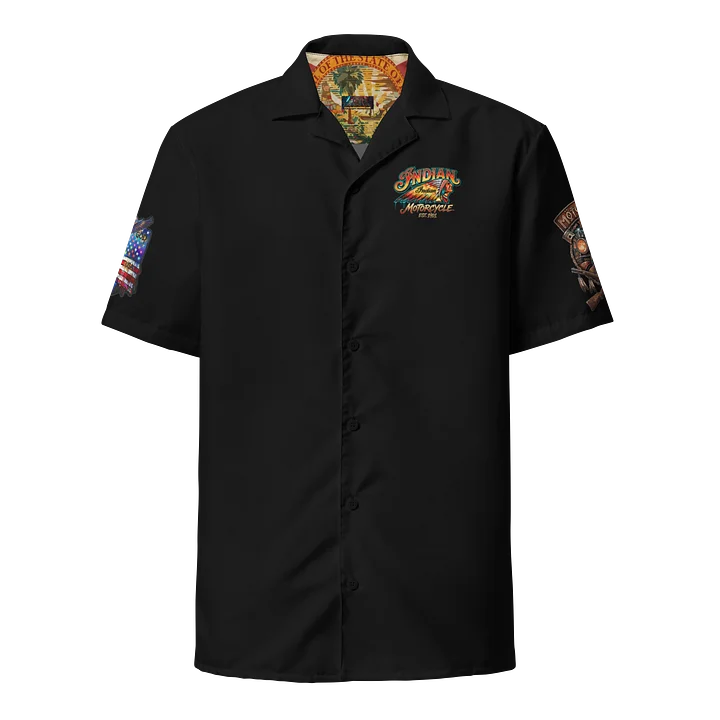 MötoGraffitti Indian Motorcycle Club Shirt Blk product image (1)