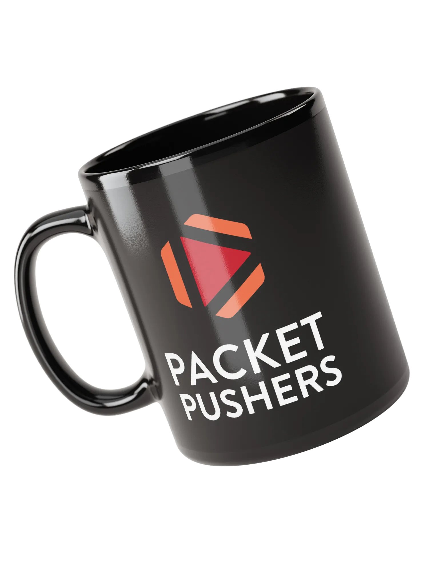 Packet Pushers Black Glossy Mug product image (3)