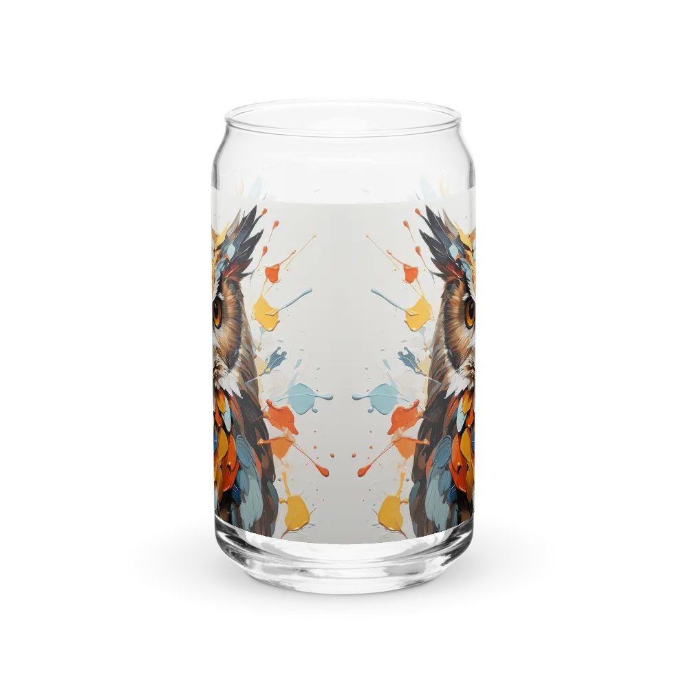 Midnight Watcher Owl Glass Can Sipper product image (3)