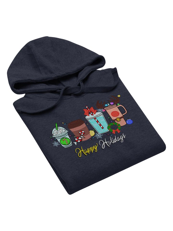 Festive Holiday Drinks Unisex Hoodie product image (4)