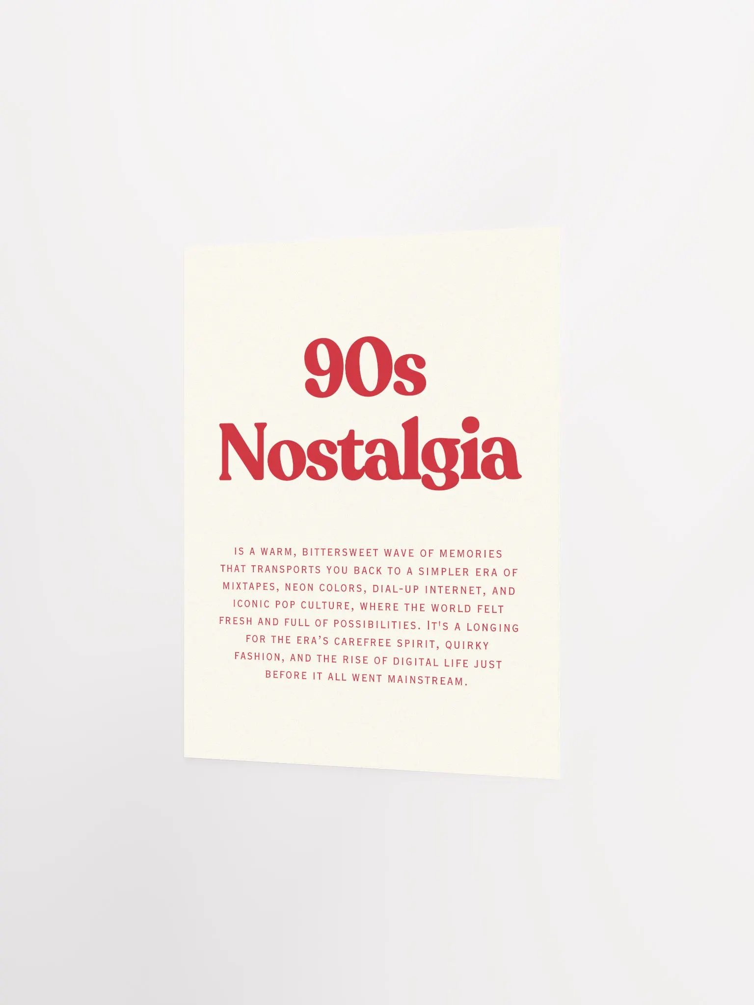 90s Nostalgia - Enhanced Matte Paper Poster product image (2)
