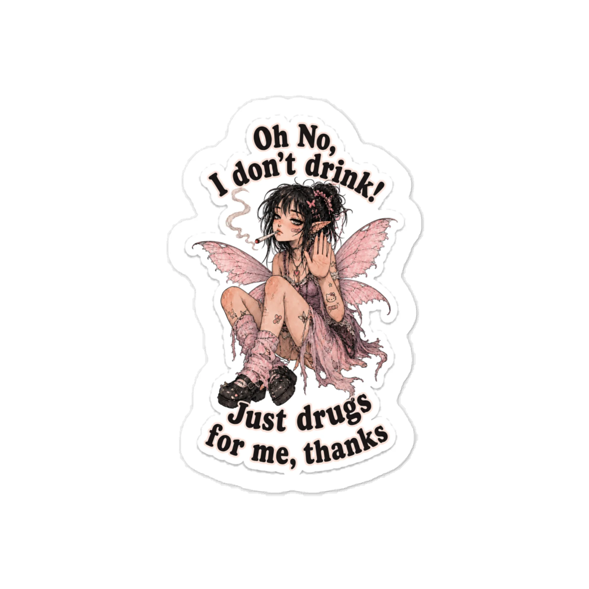 Just Drugs For Me Sticker | Water & Scratch Resistant Decal product image (3)