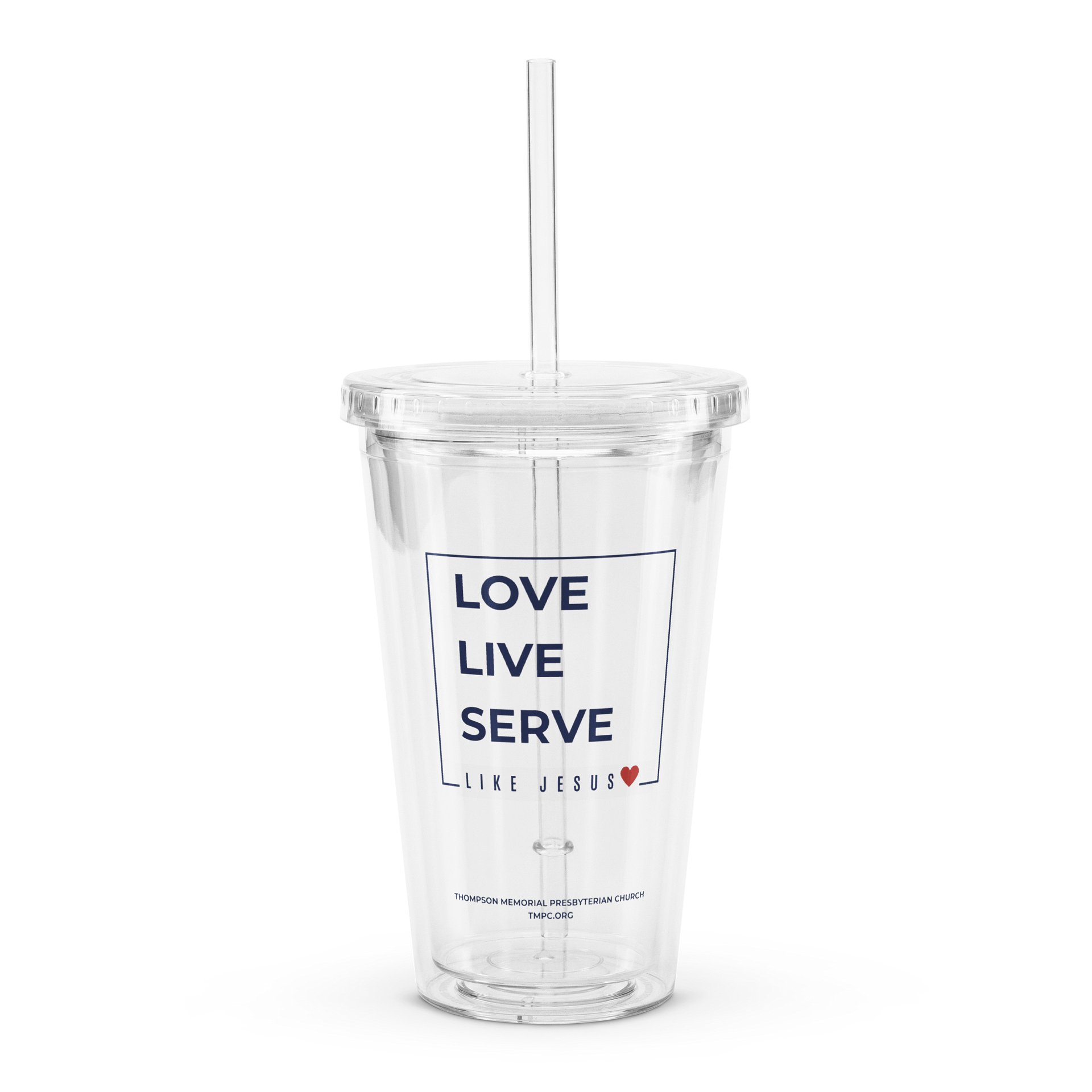 Love. Live. Serve. Like Jesus 16oz. Plastic Tumbler product image (1)
