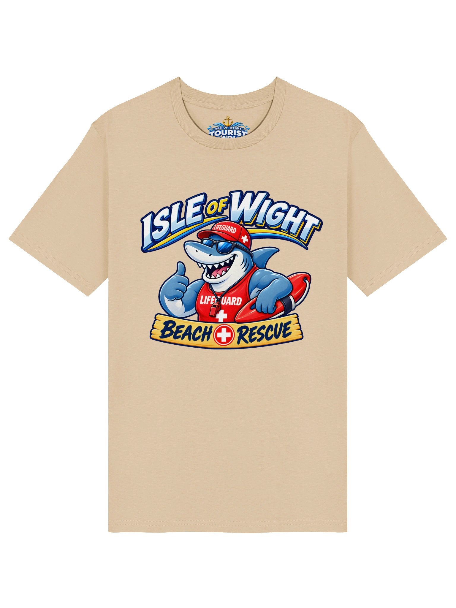 Isle of Wight Beach Rescue Shark T-Shirt product image (33)