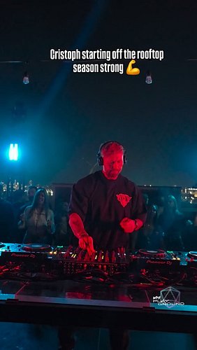 Tis the season of rooftops! @cristophmusic caps off the first party of @teksupport summer series ✨️

Exclusive Interview comi...